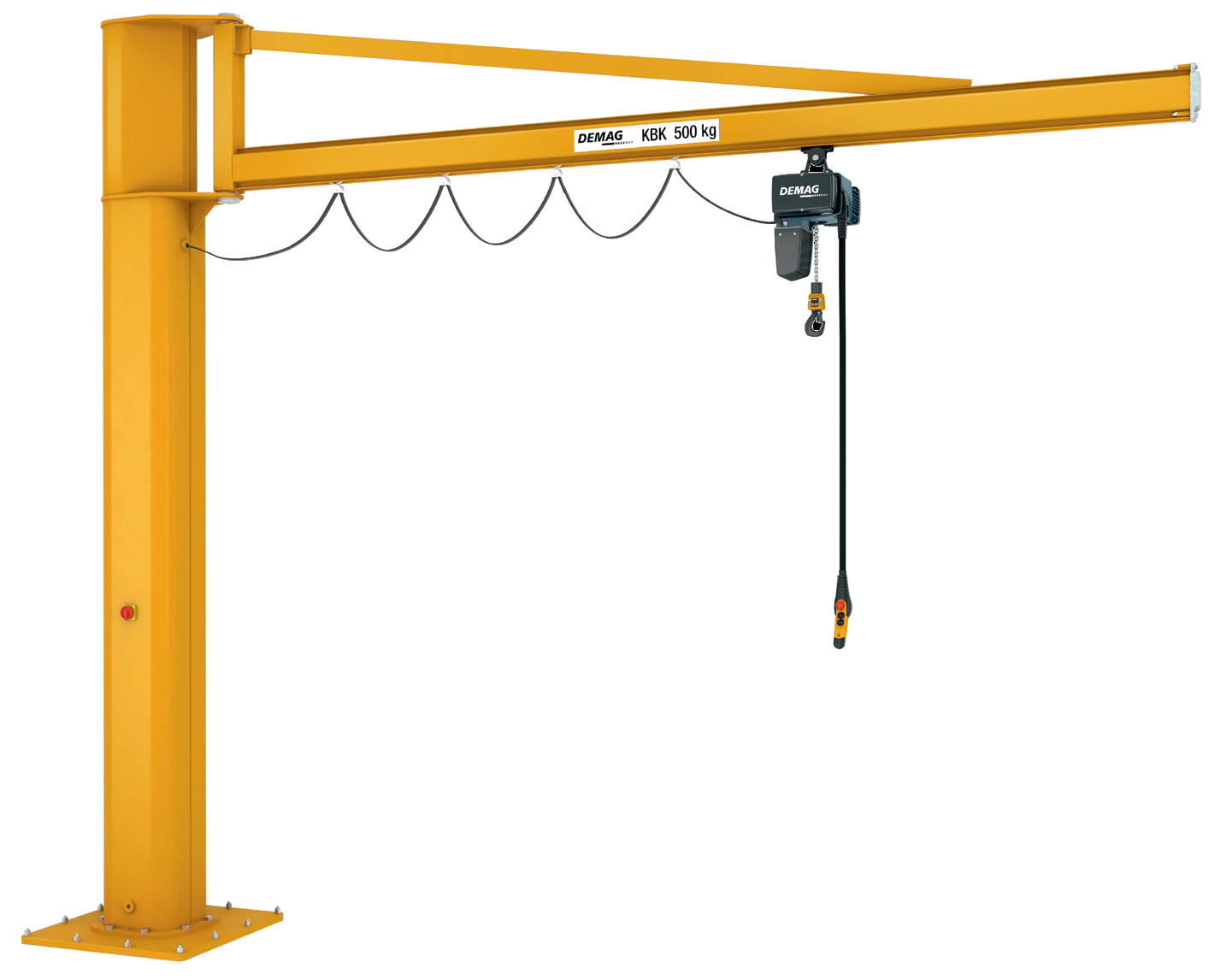 KBK Pillar Mounted Jib Cranes